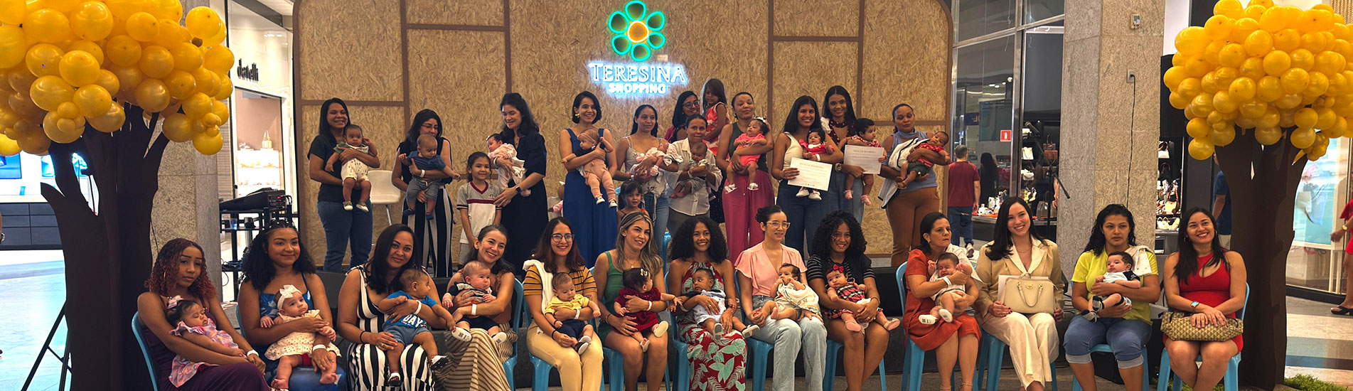 Agosto Dourado no Teresina Shopping: um gesto de cuidado que transforma vidas