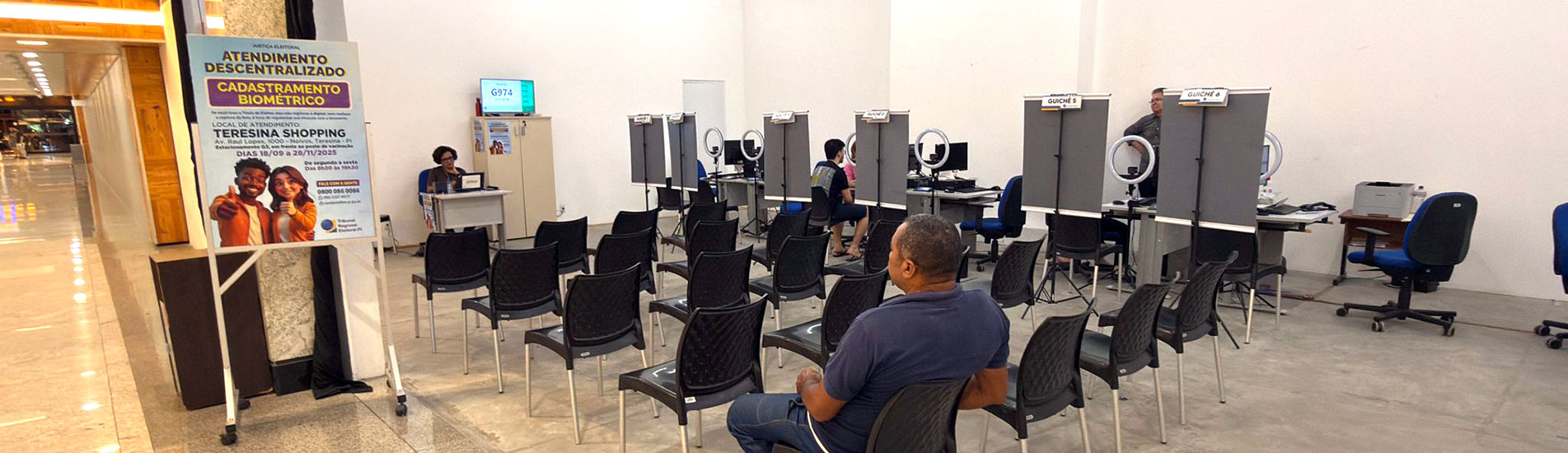 Posto do TRE-PI no Teresina Shopping amplia dias de atendimento ao público