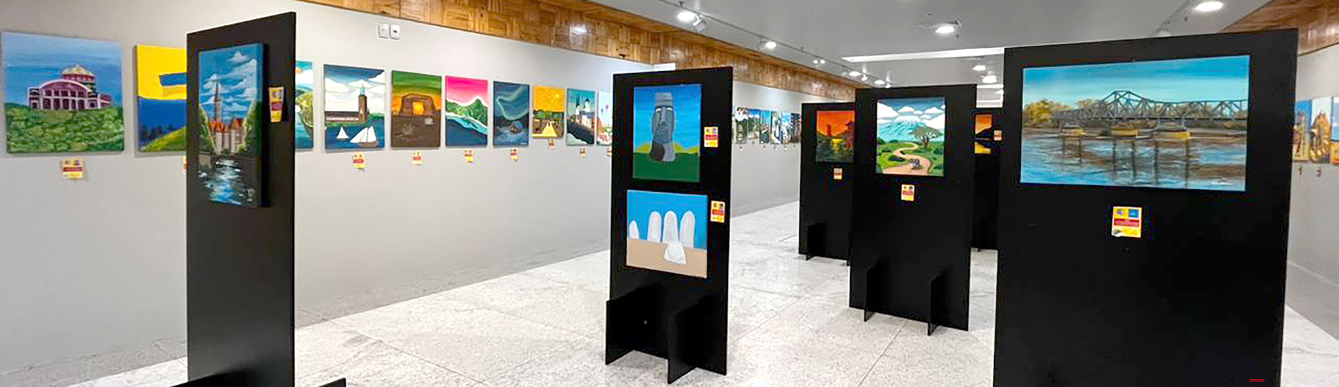 Teresina Shopping recebeu a exposição Uma Janela para o Mundo na Galeria de Arte