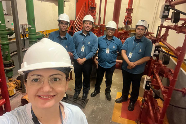 Teresina Shopping realizou treinamento técnico para reforçar segurança contra incêndios