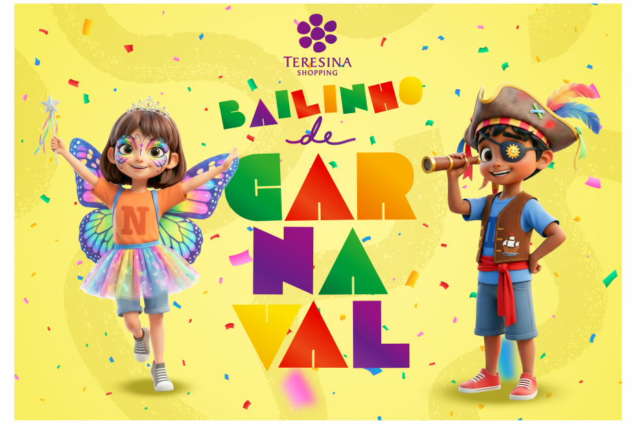 Carnaval 2026 anima o Teresina Shopping com programação para toda a família