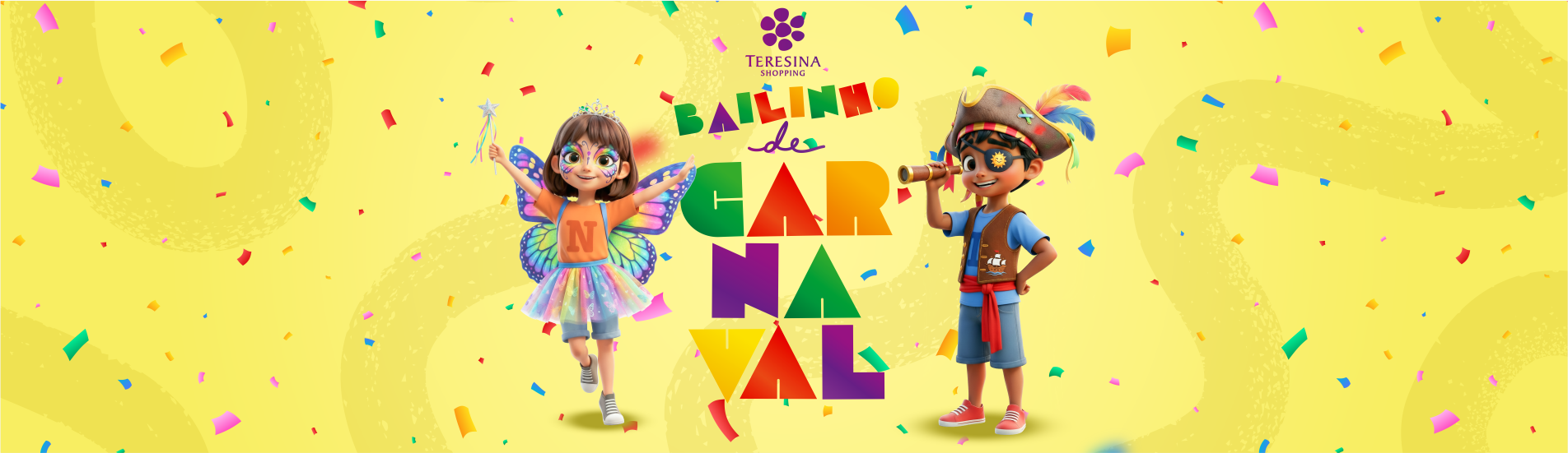 Carnaval 2026 anima o Teresina Shopping com programação para toda a família