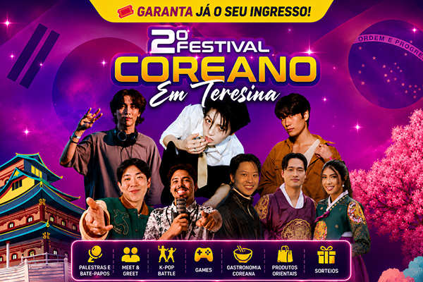 2º Festival Coreano leva cultura, gastronomia e experiências ao Teresina Shopping