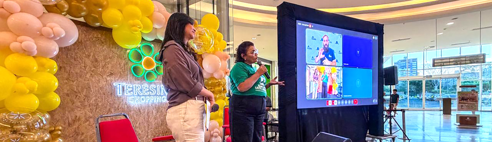 Agosto Dourado promoveu reflexão sobre amamentação no Teresina Shopping