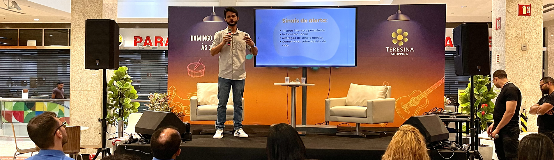 Teresina Shopping promoveu Café com Conversa sobre saúde mental no Setembro Amarelo
