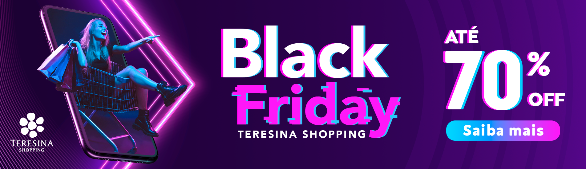 Black Friday do Teresina Shopping acontece de 22 a 28 de novembro
