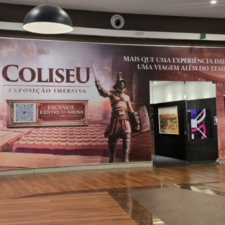 Logo da loja coliseu exposição imersiva