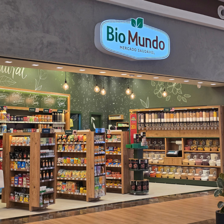 Logo da loja bio mundo