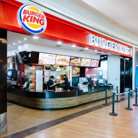 Logo da loja burger king