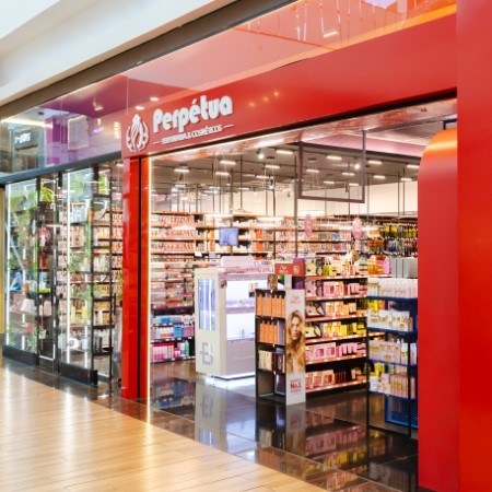 Logo da loja perpétua cosméticos