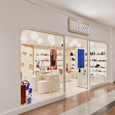 Logo da loja melissa