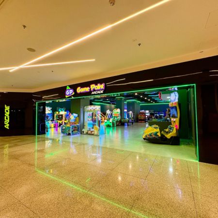 Logo da loja game point