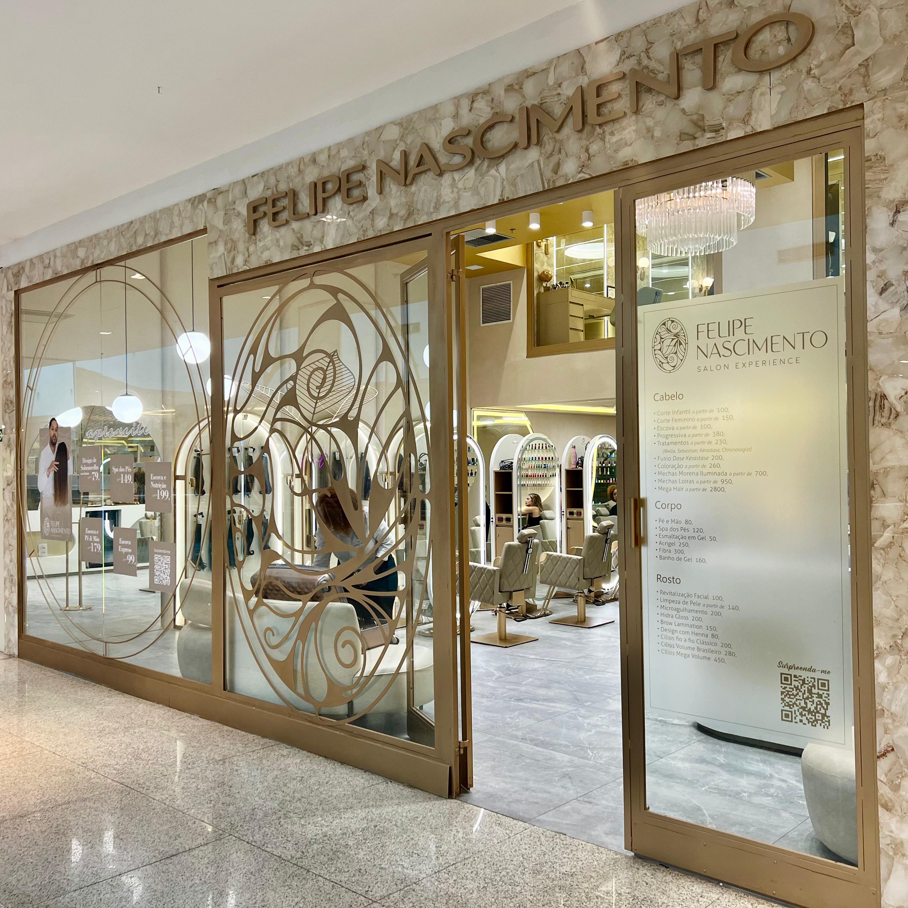 Logo da loja felipe nascimento hairstylist