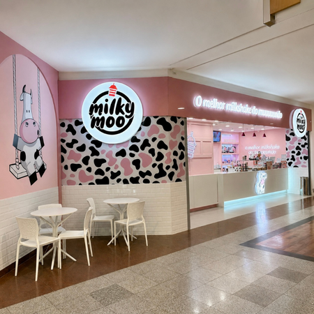 Logo da loja milky moo
