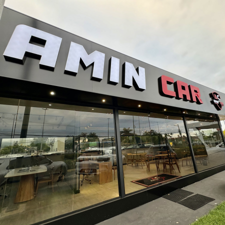 Logo da loja amin car
