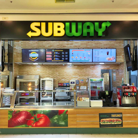 Logo da loja subway